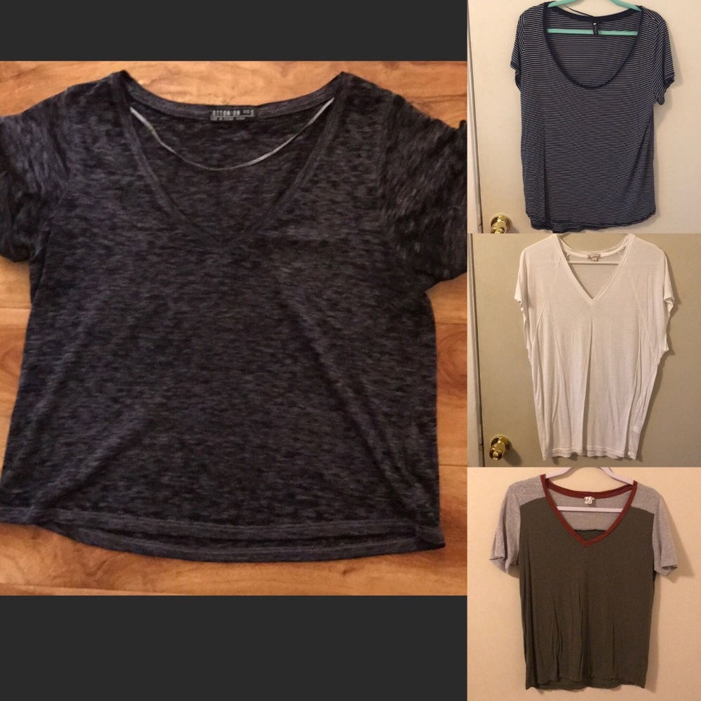 Bundle of casual t shirts
